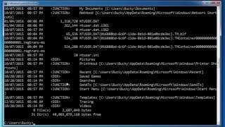 Windows Command Line Tutorial  2  Listing Files and Directories [upl. by Goodden]