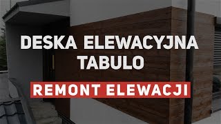 Układanie deski elewacyjnej Tabulo  remont elewacji 5 [upl. by Ennoirb]