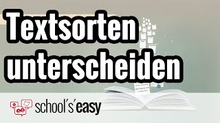 Textsorten unterscheiden  Interaktives Video [upl. by Grannias]