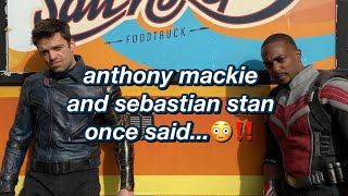 anthony mackie and sebastian stan once said [upl. by Tallie]