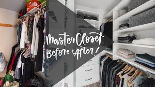 Design Tips For A Small WalkIn Closet  Closet Makeover  Organization [upl. by Nommad]