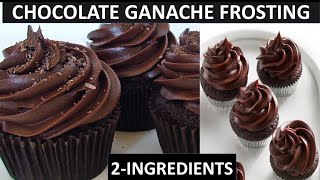 CHOCOLATE GANACHE FROSTING  CHOCOLATE FROSTING RECIPE  WHIPPED GANACHE FROSTING RECIPE [upl. by Dammahom735]