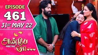 Anbe Vaa Serial  Episode 461  31st May 2022  Virat  Delna Davis  Saregama TV Shows Tamil [upl. by Tiphani52]