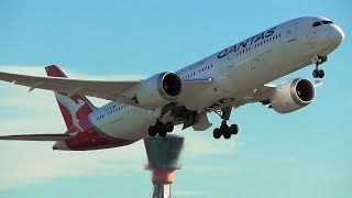 Close up Heavy Departures at London Heathrow Airport Runway 27R  241018 [upl. by Rolecnahc431]