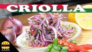 Como hacer Salsa criolla peruana original [upl. by Gnud]