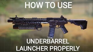 How To Use UnderBarrel Launcher  CODM [upl. by Ssyla]