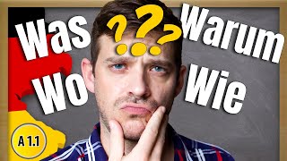 Basic German Question Words  All A1 Question Words You Need to Know [upl. by Garaway]