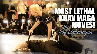 Most Lethal Krav Maga Moves By Roy Elghanayan [upl. by Pazit]