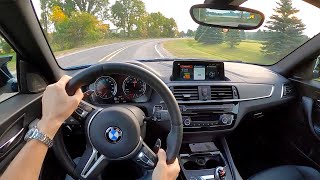 2021 BMW M2 Competition DCT  POV Review [upl. by Bogie]