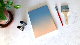 How to Blend Acrylic Paints on Canvas [upl. by Lahcear277]