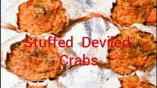 Making Stuffed Deviled Crabs [upl. by Bonaparte]