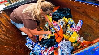 GIANT SCORE While Dumpster Diving In TORRENTIAL DOWNPOUR [upl. by Sholes]