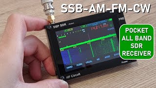 Pocket ALL BANDALL MODE SDR receiver Malachite clone [upl. by Aldercy]