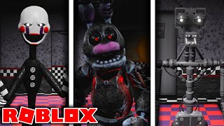 New Animatronics Endo Puppet and Black Heart Bonnie in Roblox Archived Nights FNAF Roleplay [upl. by Nodmac]