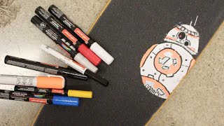 How To Paint Art On Your Grip Tape [upl. by Yenhoj]