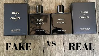 Fake vs Real Bleu De Chanel Eau De Parfum 100 ML [upl. by Guerra]