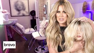 Kim ZolciakBiermann Shows Off Her New InHome Salon  Dont Be Tardy  Bravo [upl. by Eanaj]