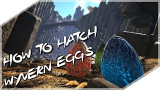 HOW TO HATCH WYVERN EGGS EASILY  ARK Survival Evolved [upl. by Liuqnoj]