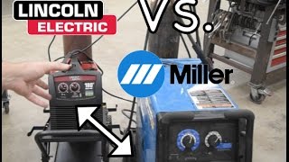 Lincoln 180 Vs Miller 212  Mig Welder Shootout  Head to Head Comparison  Powermig 180C [upl. by Sutniuq464]