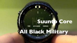 Suunto Core All Black quotMilitaryquot Review Part 1 [upl. by Laven]