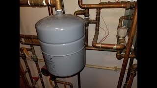 DIY  How to Replace Hot Water Expansion Tank [upl. by Leunammi]