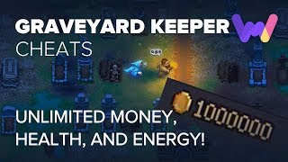 Graveyard Keeper Trainer 5 Cheats Unlimited Money Health and Energy [upl. by Dyob605]