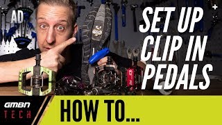 How To Set Up Clip In Pedals For Mountain Biking [upl. by Asek]