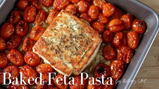 Baked Feta Cheese Pasta  Tik Tok Recipe [upl. by Grissel]