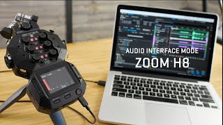 The Zoom H8  Audio Interface Mode [upl. by Lada]