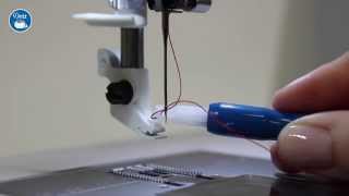 How to use a Dritz Machine Needle Inserter amp Threader [upl. by Anasiul]