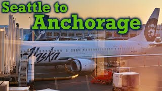 Full Flight Alaska Airlines B737900ER Seattle to Anchorage SEAANC [upl. by Lewan]