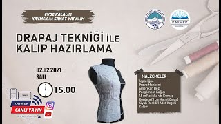 Drapaj Tekniği İle Kalıp Hazırlama  CANLI YAYIN [upl. by Waddell719]