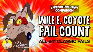 WILE E COYOTE  All 641 Classic FAILS  Cartoon Evolution Companion [upl. by Enwahs123]