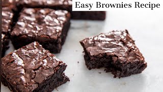 Easy Brownies Recipe [upl. by Rhu922]