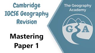 Mastering Paper 1 Cambridge IGCSE Geography Course [upl. by Atkinson]