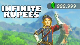 How to do the Infinite Rupee Glitch in Zelda BoTW [upl. by Croix243]