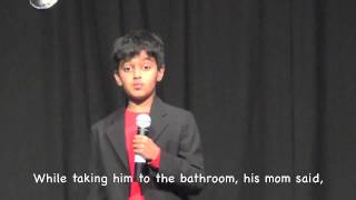 Adwaith Standup Comedy Routine  Valley Christian Elementary School Talent Show [upl. by Adok]