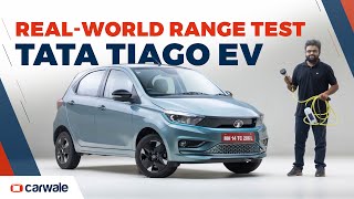 Tata Tiago EV Range Tested  312km In a Single Charge  CarWale [upl. by Cullin201]