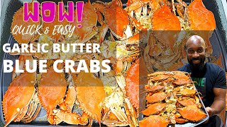 How To Cook Garlic Butter Blue Crabs [upl. by Attehcram]