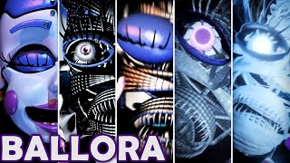 Evolution of Ballora in FNAF 20162020 [upl. by Anneh]