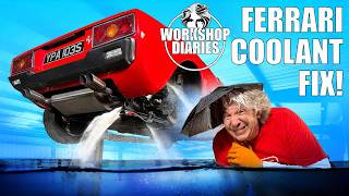 Edd China FIXES Seized FERRARI Water Pump amp Overhauls ANTIFREEZE [upl. by Saxen329]