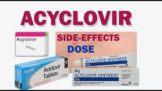 Acyclovir dosage usesside effects [upl. by Korry]