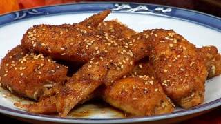 Tebasaki Chicken Wings Thanksgiving Recipe  Cooking with Dog [upl. by Aihsotal]