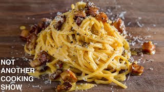 PERFECT SPAGHETTI CARBONARAthe easy way [upl. by Nibor]