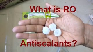 RO Antiscalants Explained anti scalants for reverse osomosis [upl. by Stoat]