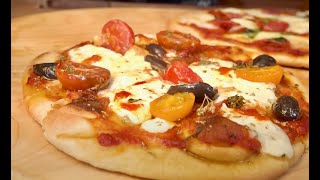 Easy Pita Bread Pizza  Christine Cushing [upl. by Yraccaz]