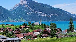 Lago Thun Spiez  Suiza [upl. by Wieren]