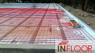 Hydronic Radiant Heating  Concrete Application [upl. by Barnabas941]