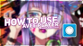 TUTORIAL 1 How to use Avee Player Introduce Add an Image [upl. by Stevens]