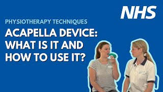 Acapella Device what is it and how to use it  Physiotherapy techniques  UHL NHS Trust [upl. by Hteazile545]